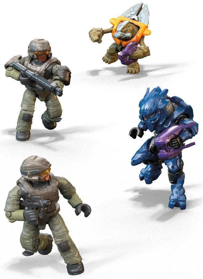 MEGA - Mega Construx Halo Recon Getaway Mongoose Vehicle Halo Infinite Construction Set with UNSC Marine Character Figure, Building Toys for Kids - Image 1