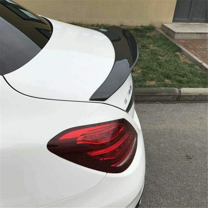 MUTUSAISI Rear Trunk Lip Spoiler PSM Style Wing for Mercedes Benz C-Class W205 (2015-2021) - Gloss Black - Image 3