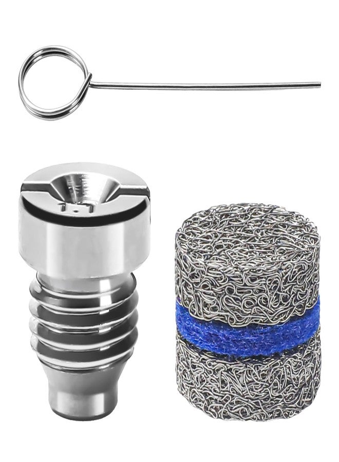 SEPLY 3 Pieces 1.1 mm Orifice Foam Cannon Nozzle and Foam Maker Meshes Kit for Foam Cannon Replacement Thread Nozzle Tips and Mesh Filter, with Cleaning Tools, 3000PSI - Image 1