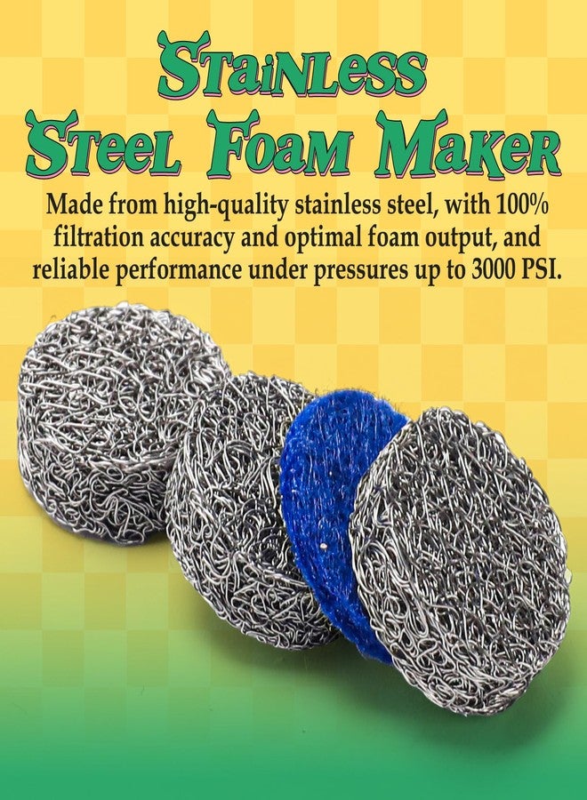 SEPLY 3 Pieces 1.1 mm Orifice Foam Cannon Nozzle and Foam Maker Meshes Kit for Foam Cannon Replacement Thread Nozzle Tips and Mesh Filter, with Cleaning Tools, 3000PSI - Image 5