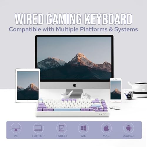 MechLands AJAZZ AK820 MAX HE Hall Effect Magnetic Gaming Keyboard, Adjustable Actuation, 8KHz Polling Rate, Wired Rapid Fast Keyboard, Creamy Gasket, RGB Backlight, NKRO for Win/Mac (White) - Image 3