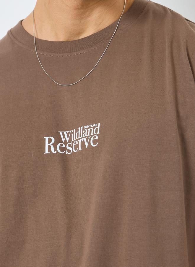 ستايلي تيشيرت بقصة واسعة وطبعة جرافيك - Image 4