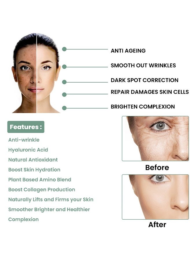 EELHOE - Collagen Boost Hyaluronic Acid - 97% Erase Deep Wrinkles And Dark Spots Anti-Aging Daily Serum - Image 1