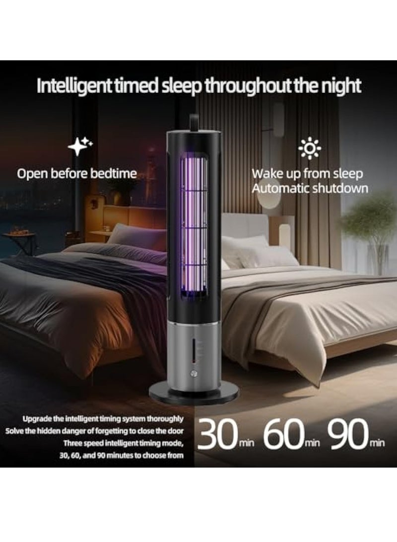 SOLARAE Small Electric Mosquito Killer, Flying Insect Trap, Electric Mosquito Killer, Mosquito Killer With Uv Lamp, 360° Electric Fly Trap, Safe And Non-Toxic, Intelligent Time Control, Tpye C Interface - Image 2