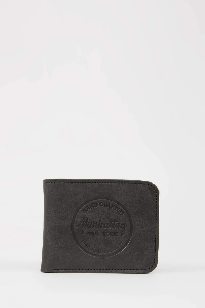 Man Faux Leather Wallets