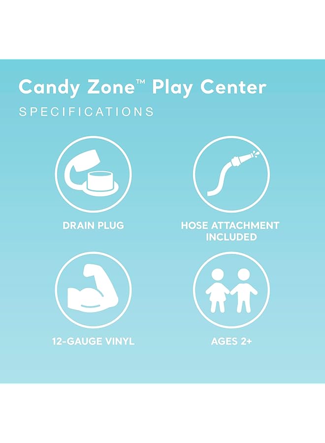 INTEX Candy Zone Inflatable Play Center With Pump - Image 5