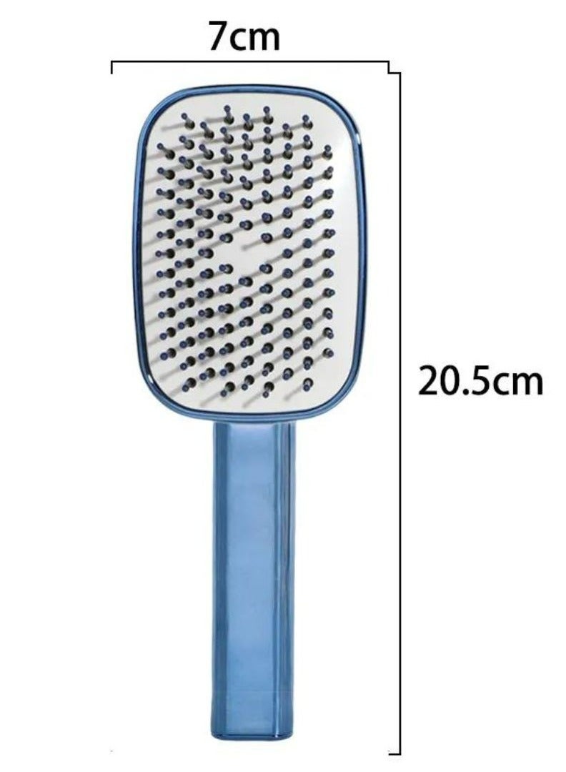 فرشاة مجفف الشعر ذاتية التنظيف لجميع أنواع الشعر، مشط شعر محمول - Image 5