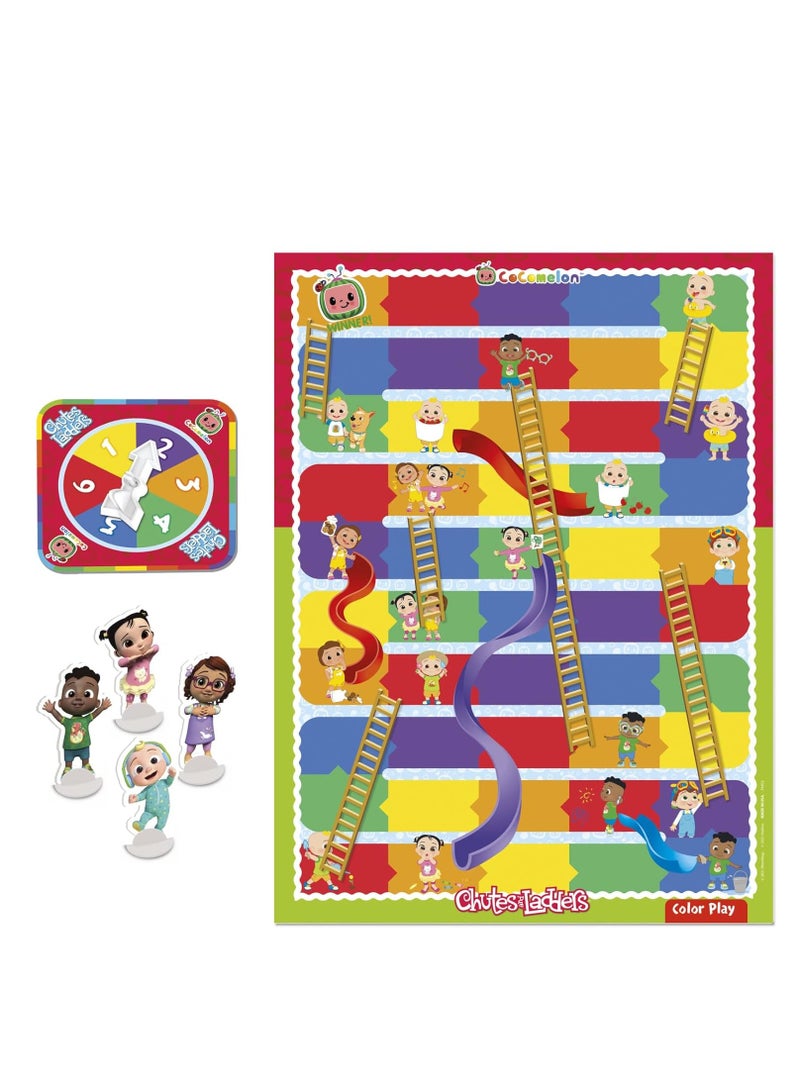 Hasbro/Disney Chutes and Ladders: CoComelon Edition Board Game – Fun Family Game for Kids Ages 3 and Up, 2-4 Players - Image 1