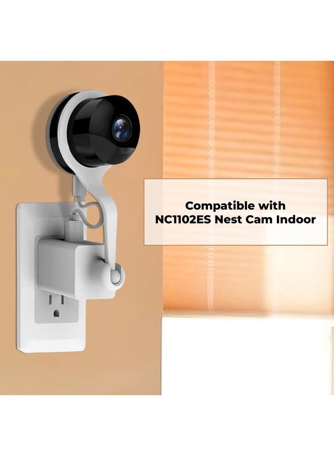 Marsrut شاحن USB مع حامل قابل للتعديل بزاوية 360 درجة لتثبيت كاميرا Nest Cam الداخلية - Image 4