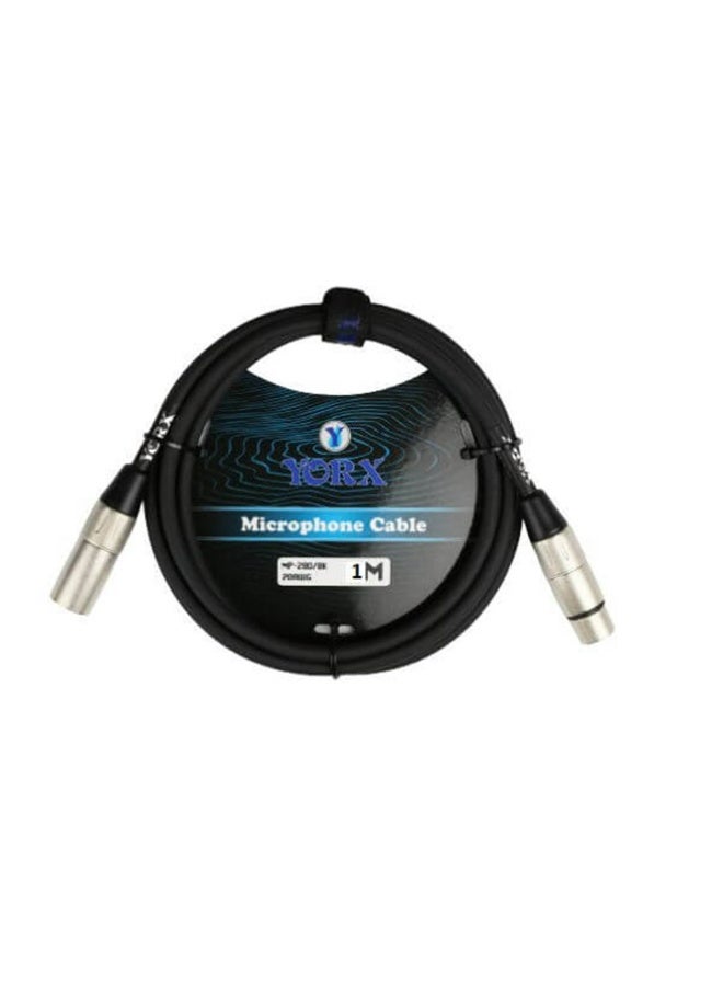 Yorx Mp-280-1M Bk XLR To XLR-Cable