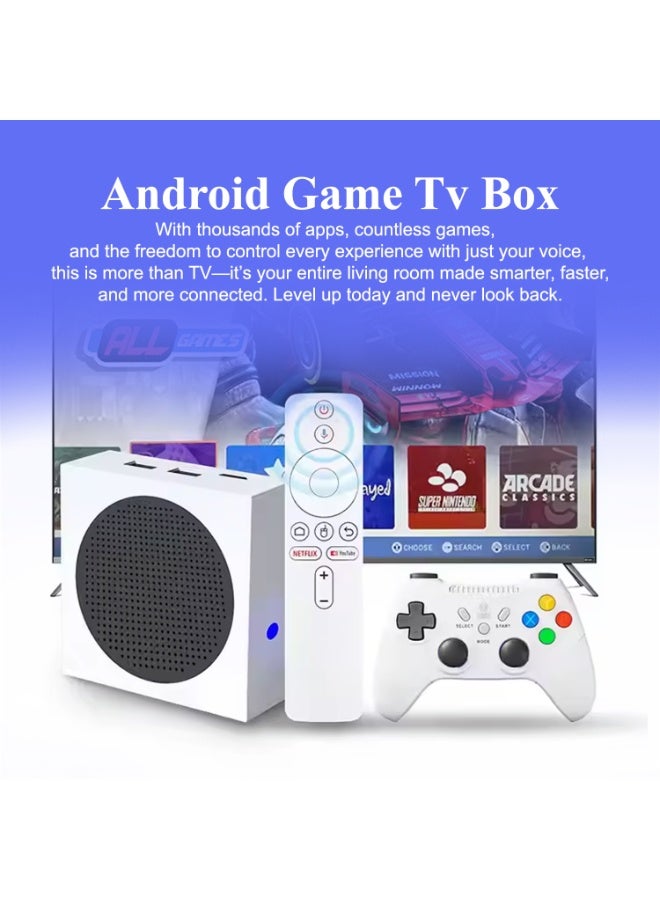 4K HD TV & Game Box G with 69,000+ Retro Games, 128GB Storage, HDMI Support, 2 Wireless Joysticks – Classic Video Console for TV, Monitor & Projector - Image 3