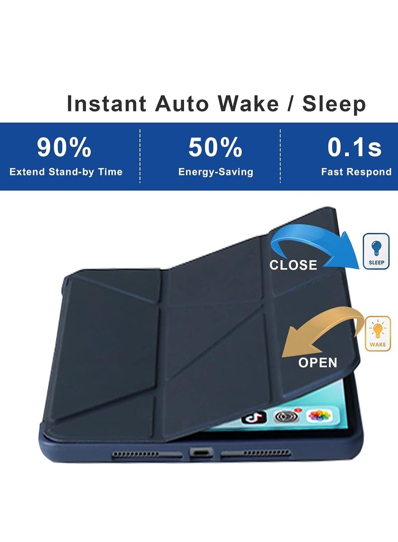 ELTRAZONE iPad 10.2 Inch Case – Compatible with iPad 9th Generation 2021, iPad 8th Generation 2020 & iPad 7th Generation 2019 – 5-in-1 Multiple Viewing Angles, Auto Wake/Sleep, Soft Back Cover, Sky Blue - Image 5