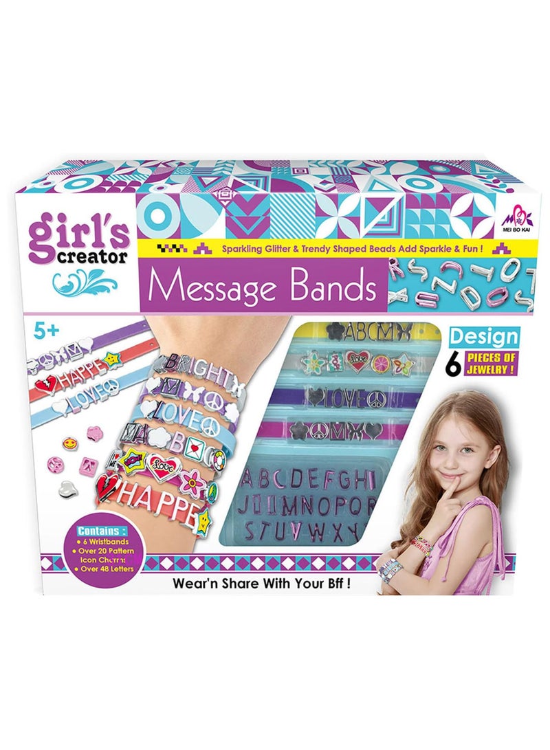 GGOOT Girls Jewelry Making Kit,Charm Bracelet Making Kit | DIY Chain Pendant Charm Maker Kit for Girls Bracelets Craft & Necklace Making - Image 1