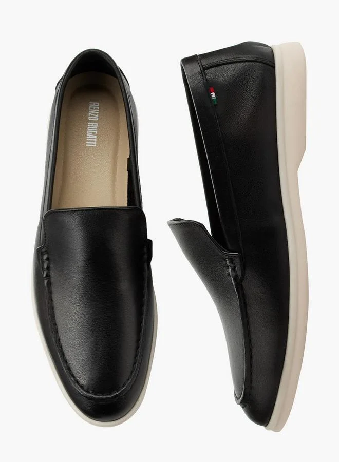 Renzo Ruganni Men Slip-On Premium Suede Leather Loafers
