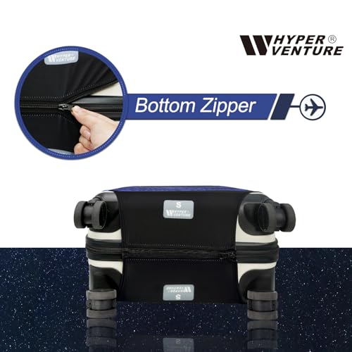 HYPER VENTURE Washable Luggage Cover - Fashion Suitcase Protector Fits 23-26 Inch Luggage (Fragile, M) - Image 3