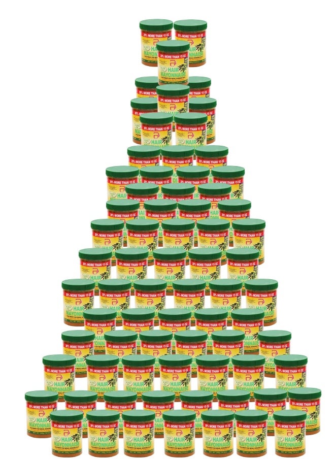PYRON 73 Pieces Hair Mayonnaise Treatment for Weak & Damaged Hair with Olive Oil 500grams  - Image 1