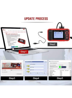 Launch Launch CRP129 OBD2 Scanner Scan Tool For Car ENG AT ABS SRS EPB SAS OIL Service Light Resets Code Reader for Mechanic and Experienced Enthusiast Lifetime Free Update  - Image 3