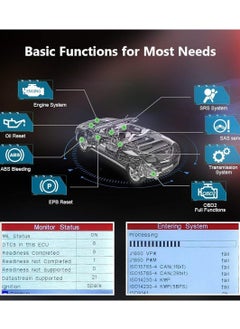 Launch Launch CRP129 OBD2 Scanner Scan Tool For Car ENG AT ABS SRS EPB SAS OIL Service Light Resets Code Reader for Mechanic and Experienced Enthusiast Lifetime Free Update  - Image 5