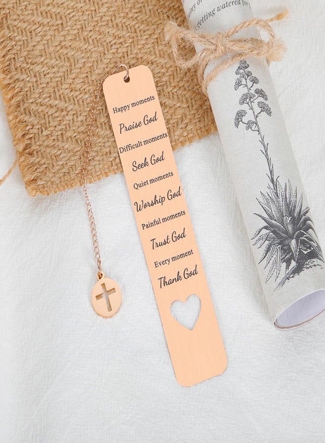 Delujouberst Adult Baptism Gifts for Women Christian Easter Bookmarks for Book Lover Scripture Gift for Men Friends Faith Confirmation Gifts for Teen Girls Stocking Stuffers for Son Daughter Godchild Birthday - Image 4