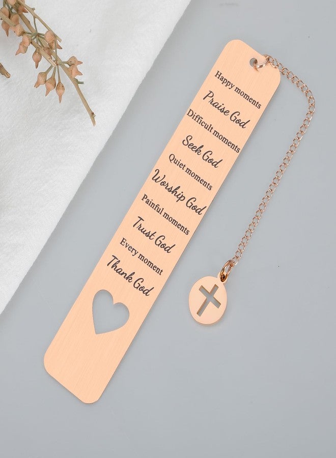 Delujouberst Adult Baptism Gifts for Women Christian Easter Bookmarks for Book Lover Scripture Gift for Men Friends Faith Confirmation Gifts for Teen Girls Stocking Stuffers for Son Daughter Godchild Birthday - Image 2