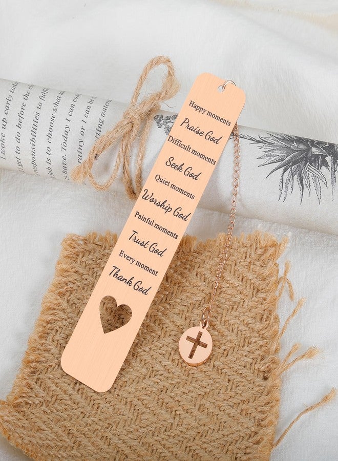 Delujouberst Adult Baptism Gifts for Women Christian Easter Bookmarks for Book Lover Scripture Gift for Men Friends Faith Confirmation Gifts for Teen Girls Stocking Stuffers for Son Daughter Godchild Birthday - Image 5