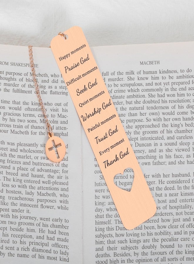 Delujouberst Adult Baptism Gifts for Women Christian Easter Bookmarks for Book Lover Scripture Gift for Men Friends Faith Confirmation Gifts for Teen Girls Stocking Stuffers for Son Daughter Godchild Birthday - Image 3