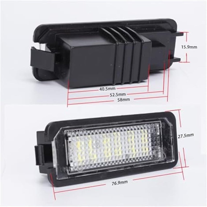 QASULER License Plate Lights for VW Models - Image 2