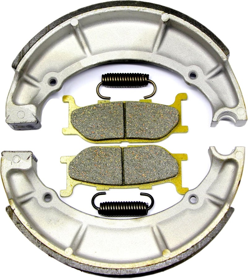 Master Chen Front Brake Pads and Rear Brake Shoes for Yamaha Motorcycles - Image 1