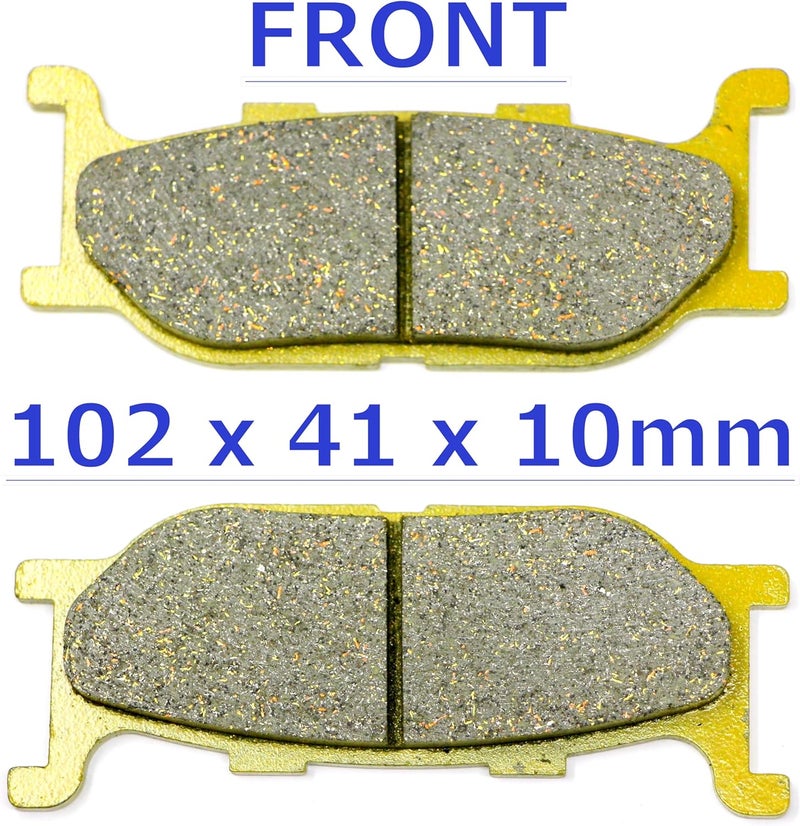 Master Chen Front Brake Pads and Rear Brake Shoes for Yamaha Motorcycles - Image 4