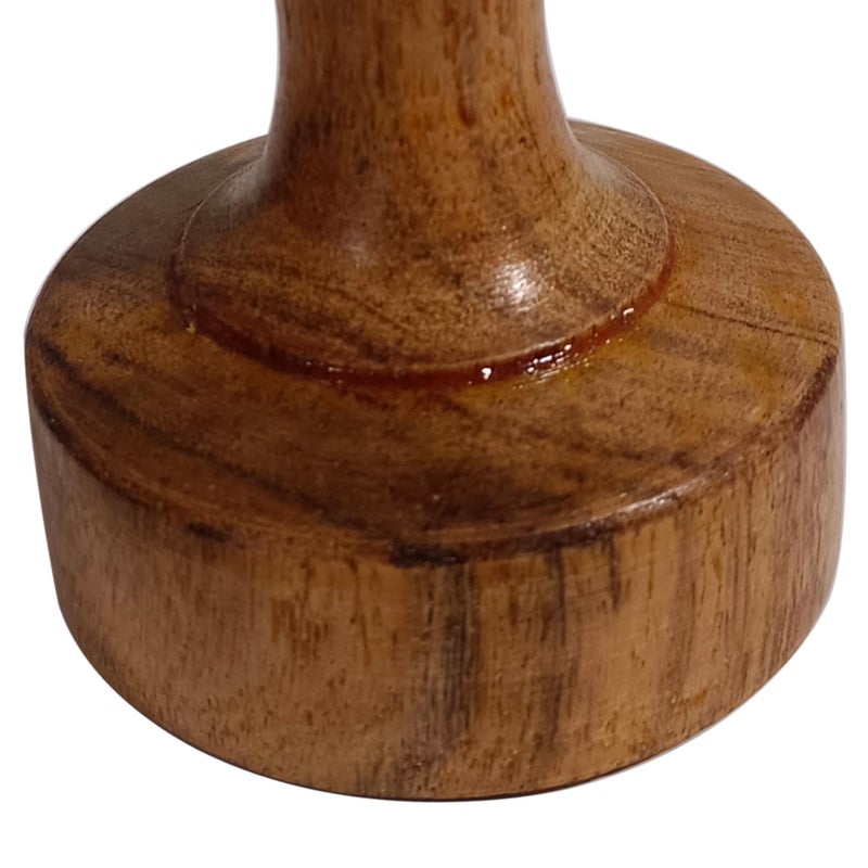 YADNESH Wooden Potato Masher Wooden Food Masher Vegetable Smasher Roti Chapati Presser Roti Bhakri Or Khakara on Tava Presser Crusher - Image 5