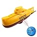 Tipmant Mini RC Submarine Toy Remote Control Boat Electric Dive for Fish Tank Water Tube Kids Gift Yellow - Image 2