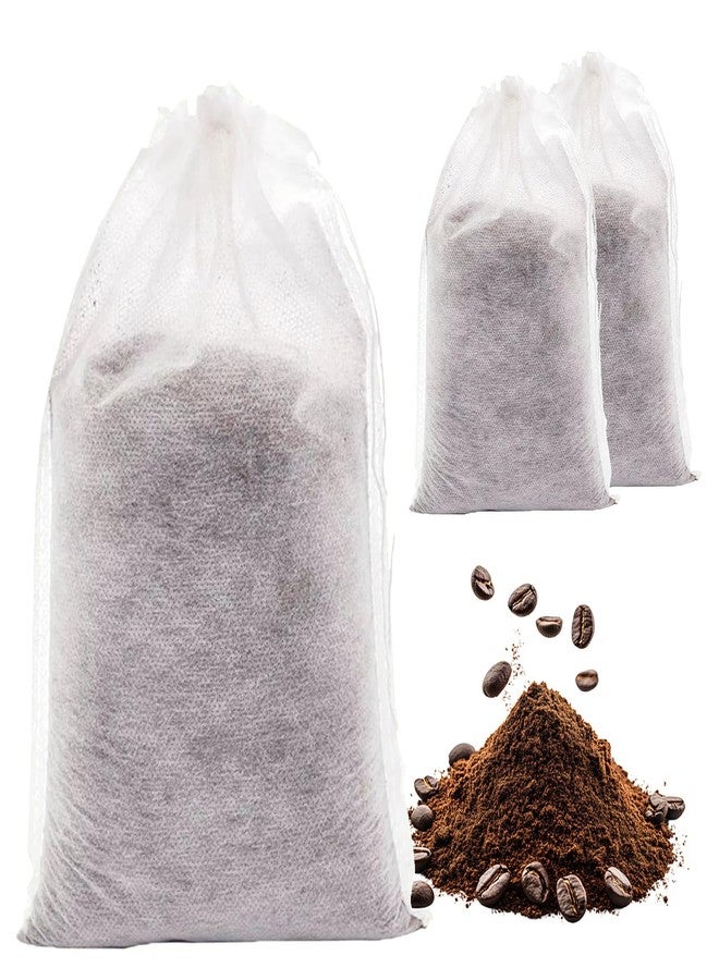 EYBDYB 200 PCS Disposable Cold Brew Coffee Filter Bags 4x6 Inch with Drawstring – Fine Mesh Large Tea Bags for Cold Brew Coffee,Loose Leaf Tea, Herbs, Spices, and Home Brewing – No Mess,Eco-Friendly - Image 1