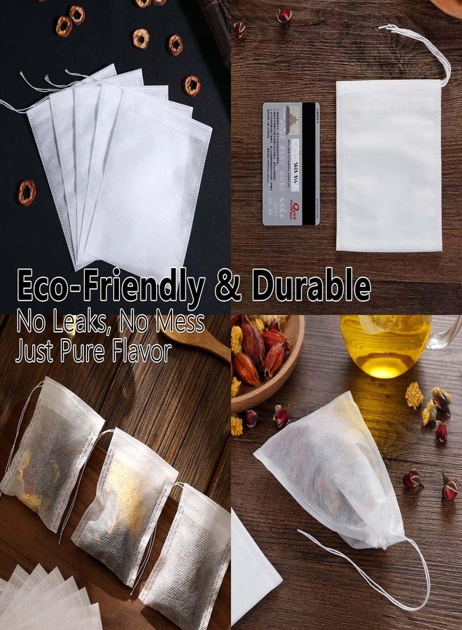 EYBDYB 200 PCS Disposable Cold Brew Coffee Filter Bags 4x6 Inch with Drawstring – Fine Mesh Large Tea Bags for Cold Brew Coffee,Loose Leaf Tea, Herbs, Spices, and Home Brewing – No Mess,Eco-Friendly - Image 4