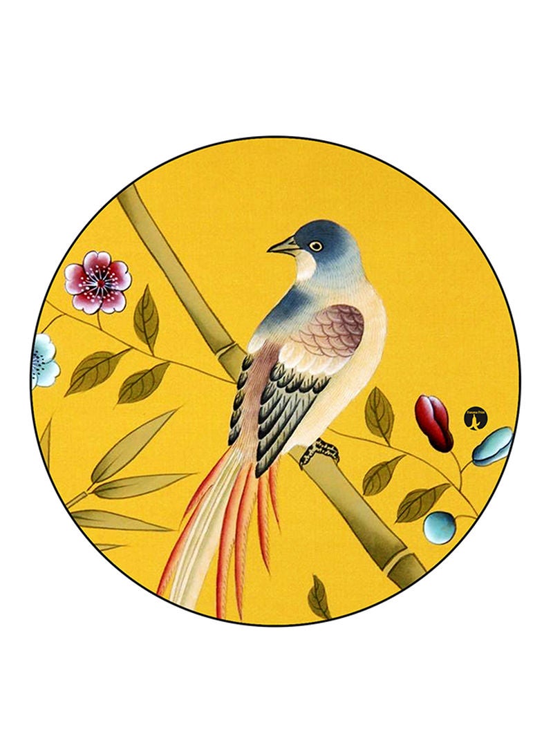 RKN Bird Printed Mouse Pad  Multicolour
