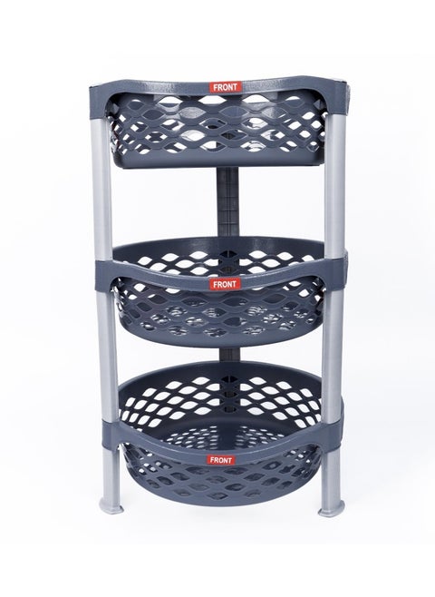 Ultima Steps Kitchen Rack Basket Detachable Stand Plastic 3 Steps