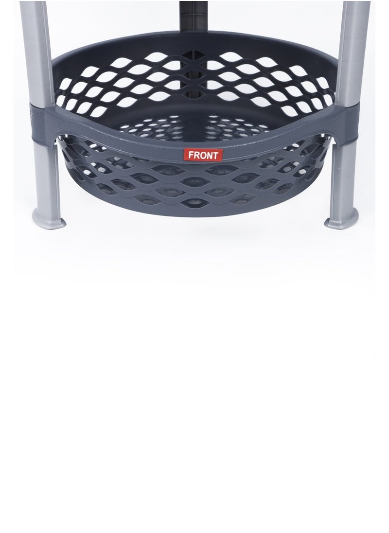Ultima Steps Kitchen Rack Basket Detachable Stand Plastic 3 Steps