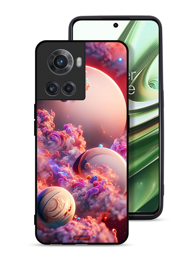Tolwak OnePlus 10R 5G Protective Case Cover Clouds Abstract Art - Image 1
