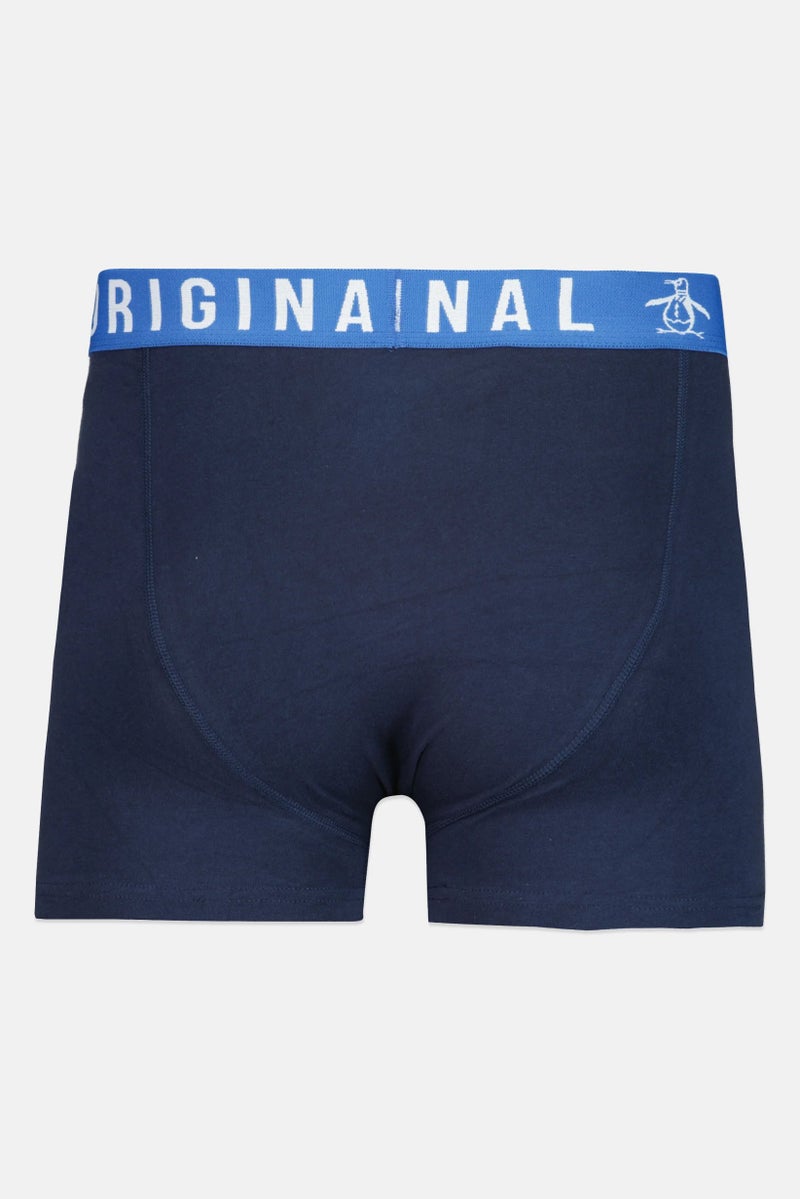 Original Penguin Men 3 Pieces Brand Logo Trunks, Multicolor - Image 5