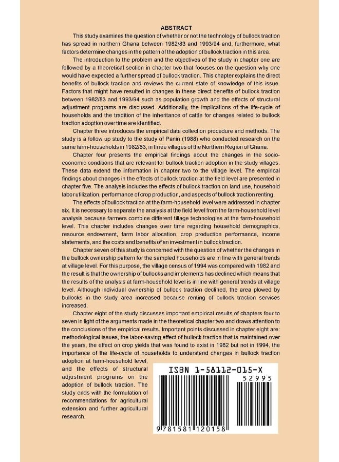 Is Bullock Traction a Sustainable Technology?: A Longitudinal Case Study in Northern Ghana - Image 2