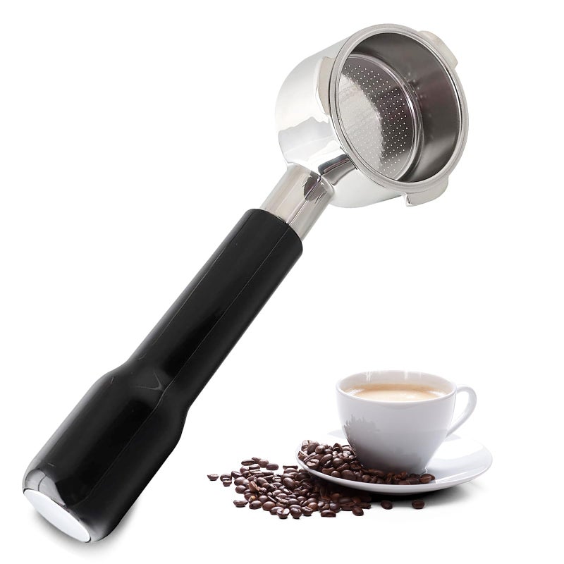 DFD 51mm Bottomless Portafilter Compatible with Gevi Espresso Machine, 51mm Portafilter 3 Ears with Prongs Thickness 4mm Fits for Yabano Included Portafilter Filter Basket Espresso Accessories, slive - Image 1