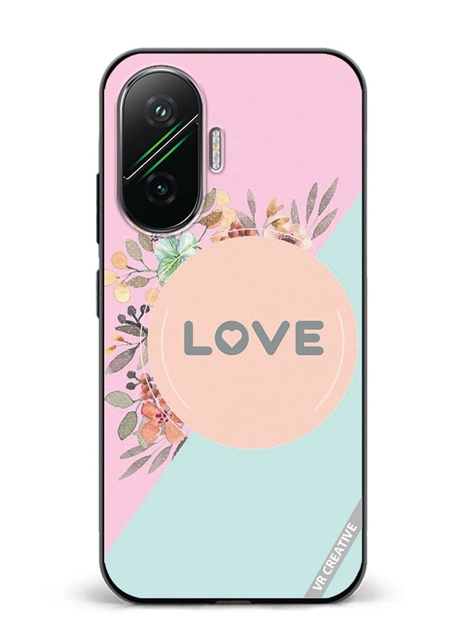 Protective Case Cover For Xiaomi Poco F7 Love Design Multicolour