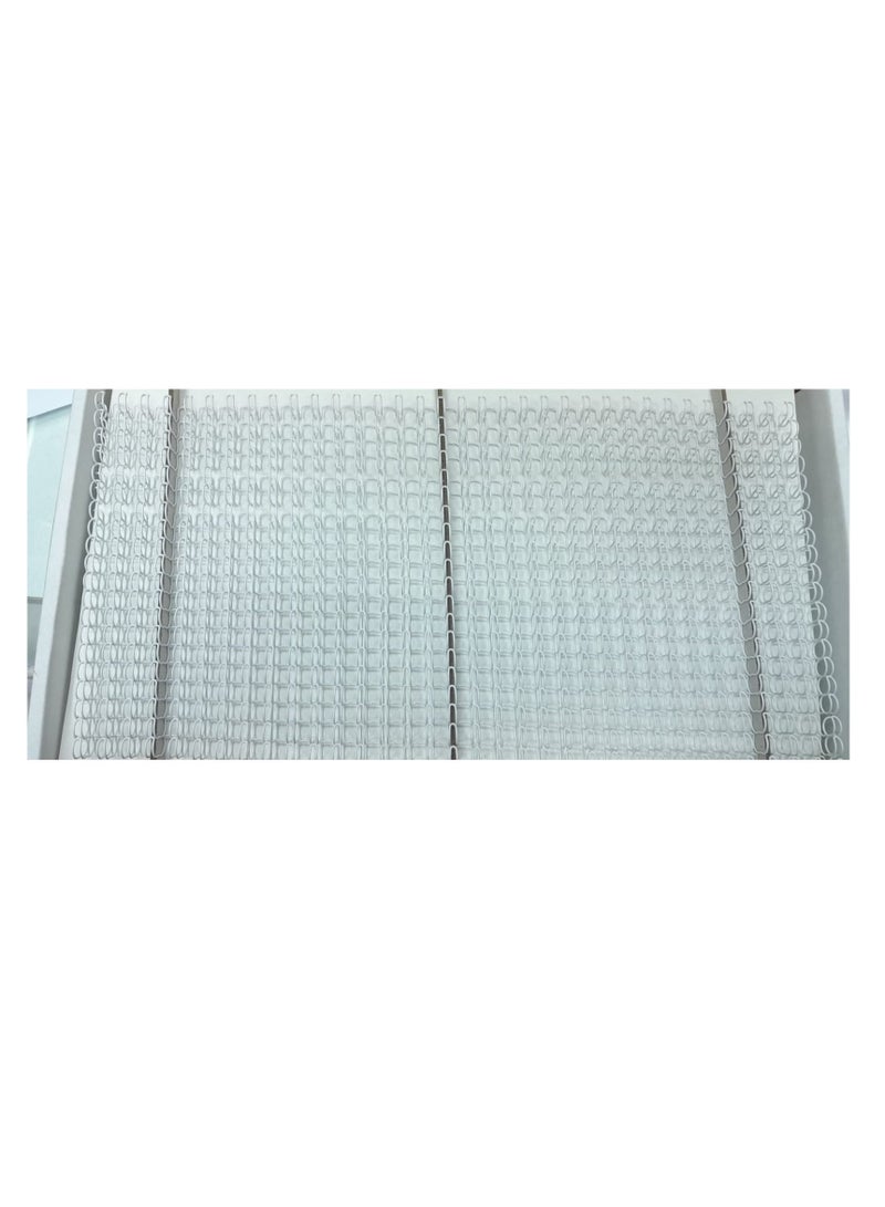 UNISTAR BINDING DOUBLE WIRE WHITE  1/4 6.4MM 100PCS - Image 2