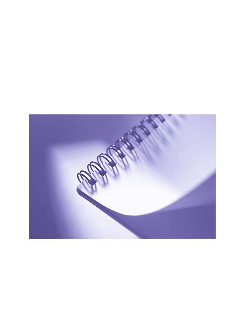 UNISTAR BINDING DOUBLE WIRE WHITE  1/4 6.4MM 100PCS - Image 4