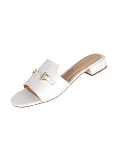 CARRANO Carrano Ladies Open Mule Chain Strap Low Block Heel 355004C Cab0729  - Image 3