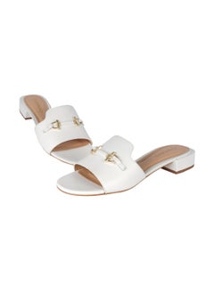 CARRANO Carrano Ladies Open Mule Chain Strap Low Block Heel 355004C Cab0729  - Image 2