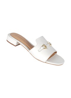CARRANO Carrano Ladies Open Mule Chain Strap Low Block Heel 355004C Cab0729  - Image 1