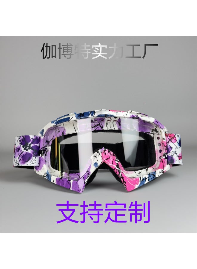 9a Transparent Lens Off-road Goggles Ktm Motorcycle Goggles Men's And Women's Cycling Helmet Glasses Mountain Bike Lenses 634