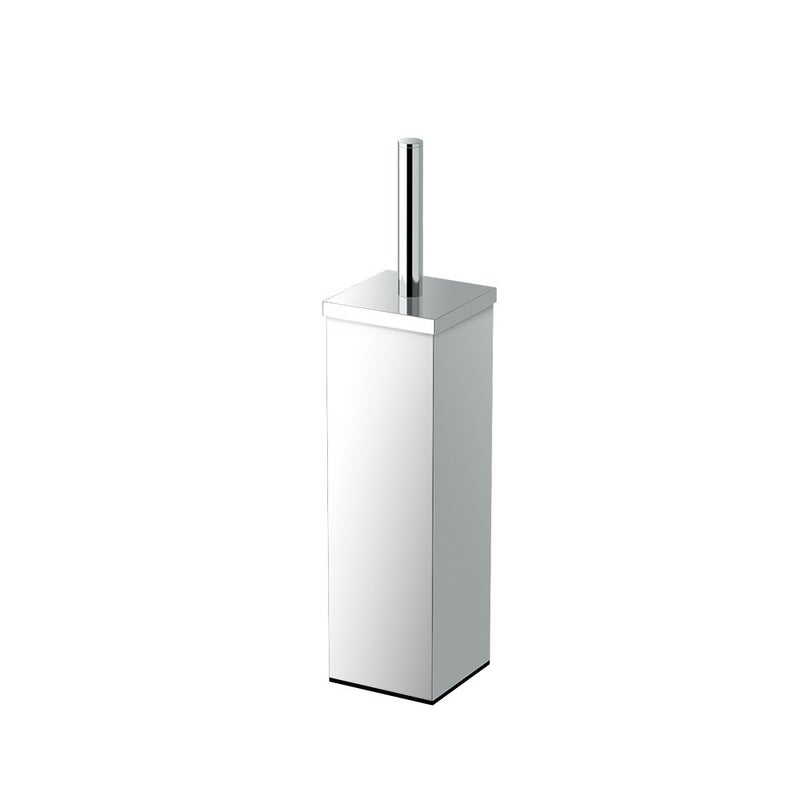 Gatco 1488 Elegant Square Toilet Brush Holder, Chrome - Image 1