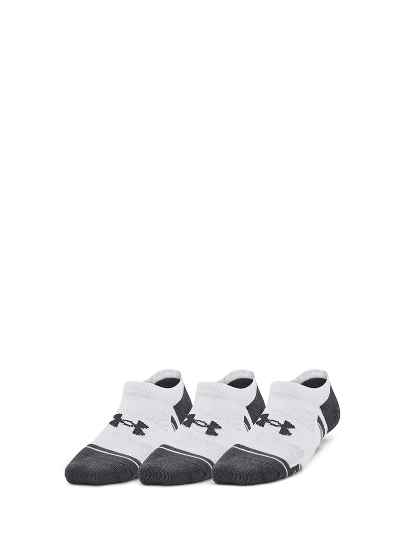 UNDER ARMOUR 3 Pack Performance Tech No-Show Socks