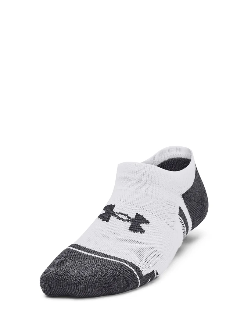UNDER ARMOUR 3 Pack Performance Tech No-Show Socks